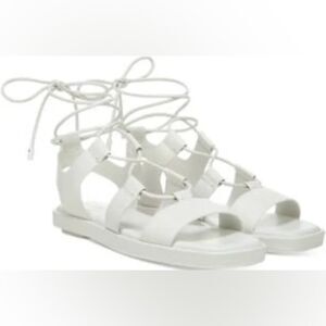 Vince ‘Rockwell’ Gladiator Strappy Slingback Sandal White Size 9.5 Women’s